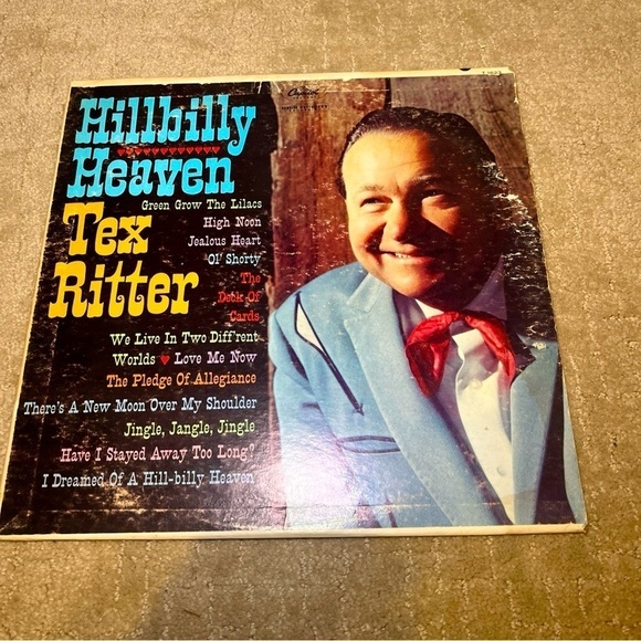 Text Ritter-Hillbilly Heaven- vintage vinyl record from 1961 - Picture 1 of 9